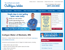 Tablet Screenshot of culliganmankato.com